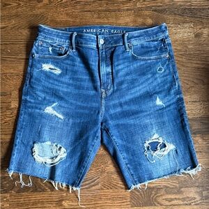 American Eagle Outfitters Ripped Denim Men's Shorts